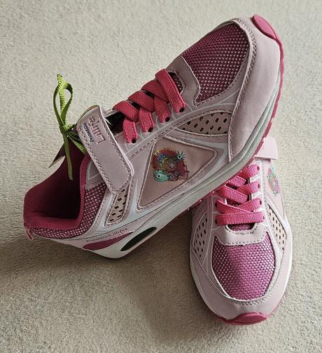 Nové růžové princeznovské boty, tenisky, vel.34, 34