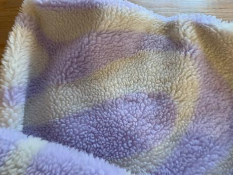 Plyšová bunda, h&m,140