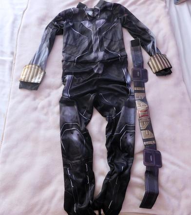 Kostým superhrdiny black widow vel.5/7let, 