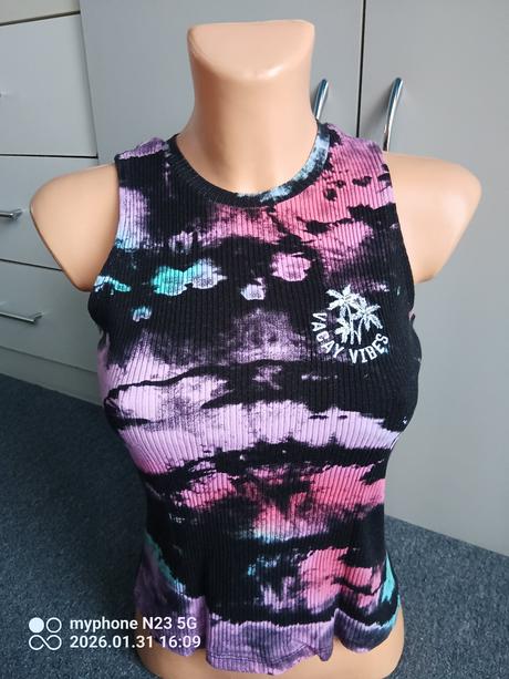 Tílko strakaté zn."h&m" vel."158-164", h&m,158