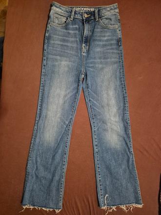 Dívčí džíny s vysokým pasem c&a vel 158/164, c&a,158