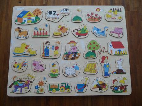 Statek dřevěná vkládačka,