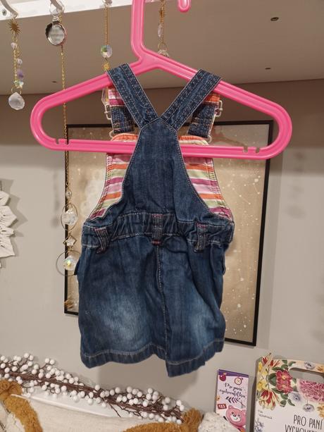 Džínová šatovka hello kitty h&m 62-74, h&m,62