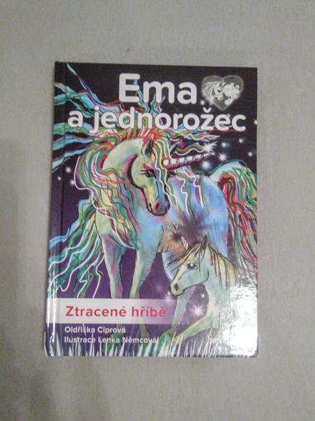 Set knížek ema a jednorožec,
