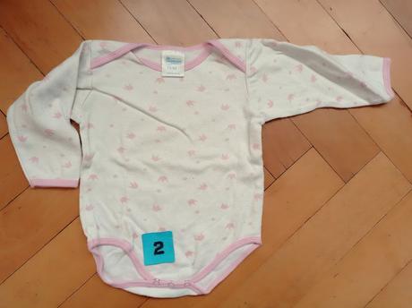 Body dlouhý rukáv 62, h&m,62