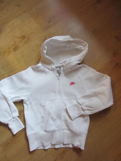 Bílá klokánková mikina, nike,128