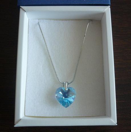 Náhrdelník - řetízek s přívěskem srdce swarovski, swarovski