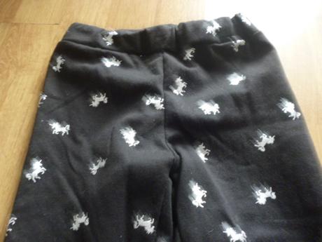 Vyteplené legíny jednorožec 6-7, primark,122