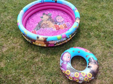 Bazén máša a medvěd +kruh,