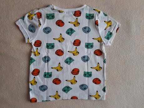 Dětské bílé tričko, triko pokémon/pikachu, vel.110, pepco,110