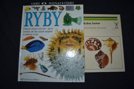 2x knihy ryby a krása lastur, 
