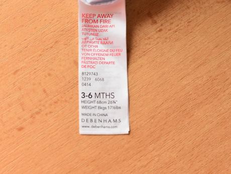 Letní overal vel. 3 - 6 m, debenhams,68