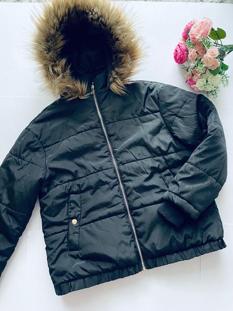 Bunda zimní černá - v.11/12 let, 152