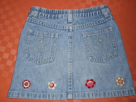 Džínová sukýnka, h&m,104