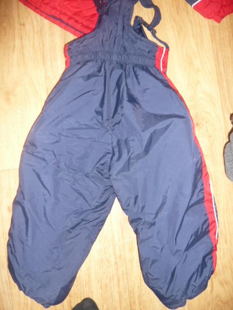 Značková zimní bunda s kalhoty, 92