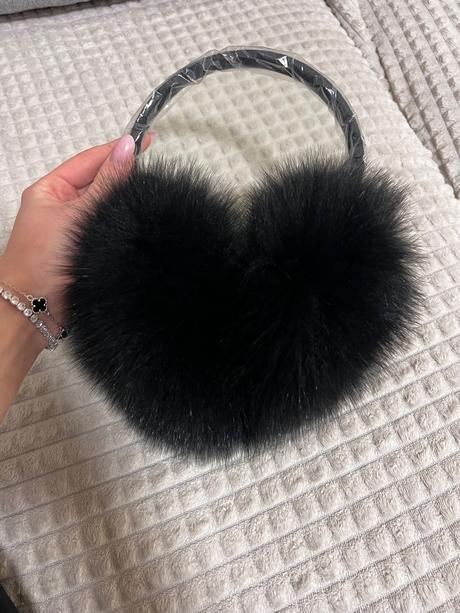 Klapky na uši zo živej kožušinky, 