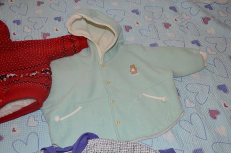 Zelenkavá fleesová bundička, 80