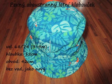 Pevný oboustranný letní klobouk, 68