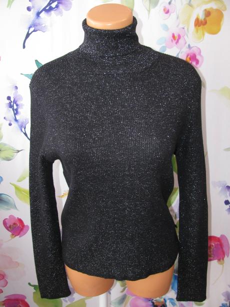 Dámský černý pružný rolák s.oliver, s.oliver,l