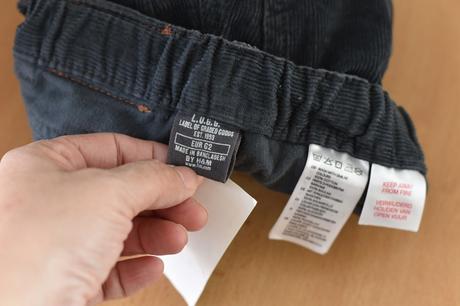 Kalhoty vel. 62, h&m,62