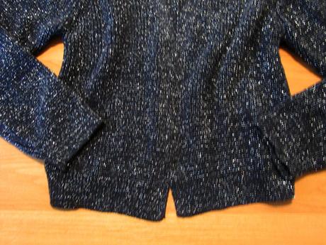 Modrý dívčí kardigan vel 140-146, 146