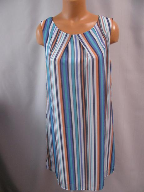 Letní pruhované mini šaty-atmosphere, atmosphere,40