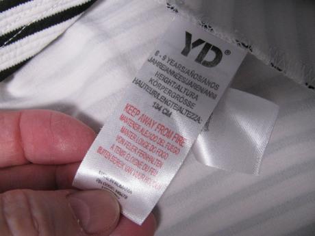 Dívčí elastická sukně s proužkem, 134