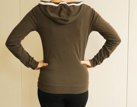 Hnede tricko s kapucou bavlnene s od cross jeans, s