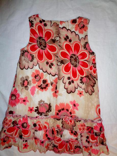 Krásné květované šaty, m&co,116