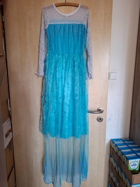 Šaty princezna/ elsa vel 152/158, 158