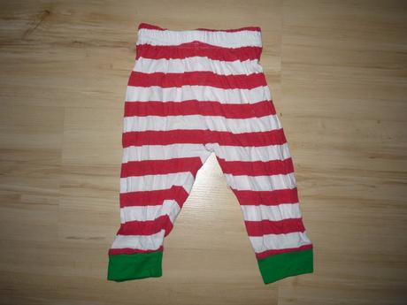 Pruhované bavlněné tepláky, 74