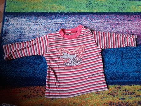 Malá trika, 13x tričko zdarma daruji na holčičku, 74