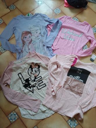 4x tričko, 140–152