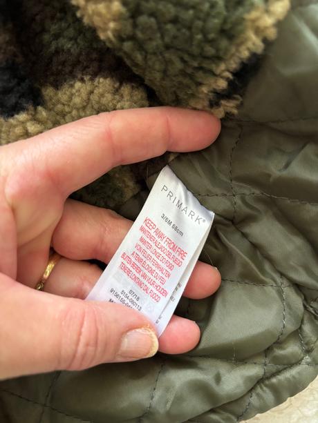 Krásná velmi teplá zimní bunda - v.3/6 měs., primark,68