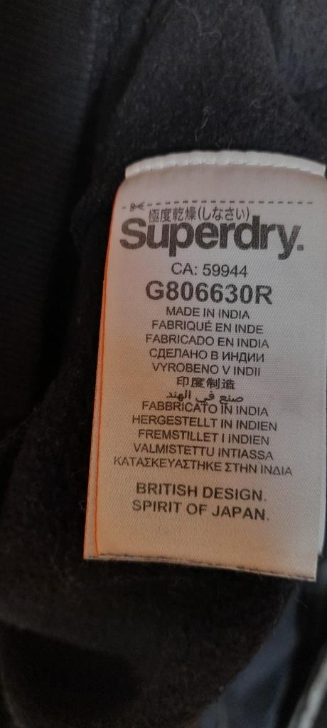 Superdry zdobené teplákové šaty s kapsami, superdry,s