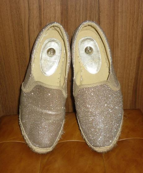 Zlaté dámské espadrilky replay, replay,39