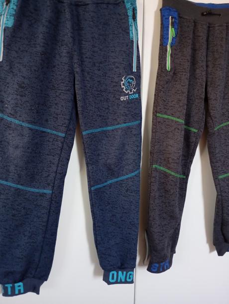 Teplé kalhoty z pleteniny, kugo,140