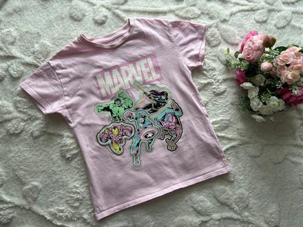 Triko růžové marvel - v.5/6 let, george,116