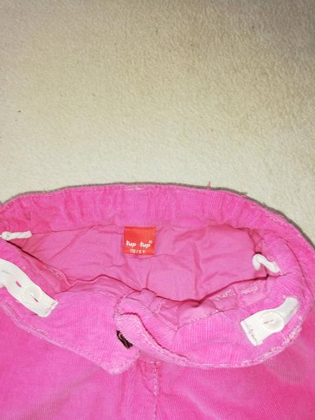 Manžestraky holčičí vel. 116., tup tup,116