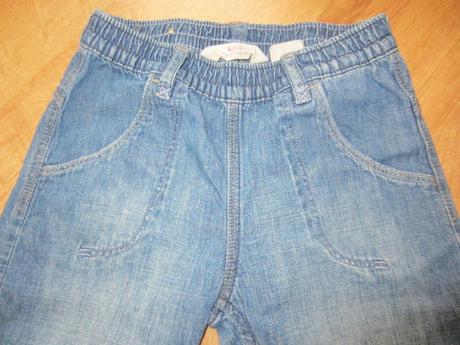 Riflové, džínové 3/4, h&m,122