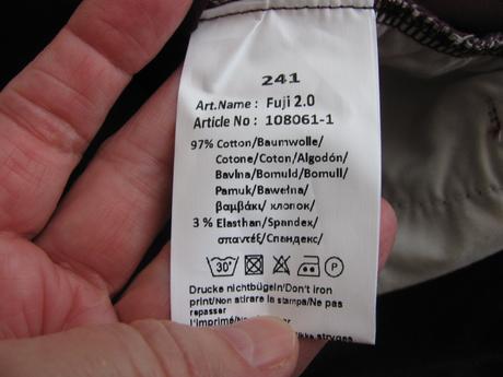 Strečové 3/4 capri kalhoty, barva bordo, 42