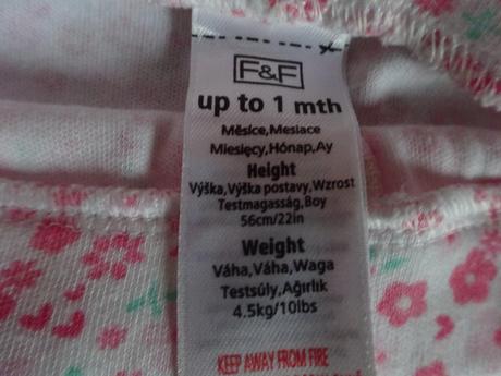 Legíny kytičky, vel. 56, f&f,56