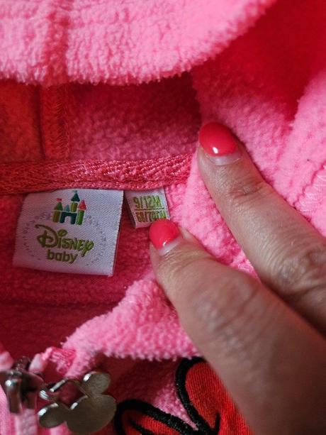 Flísová vestička, disney,80