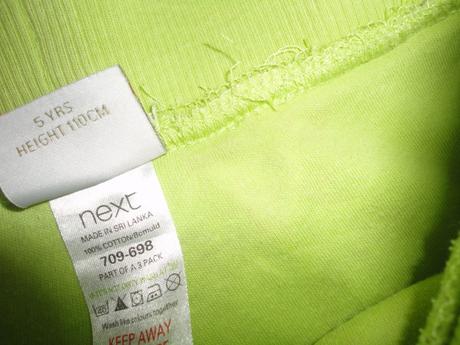 Bezva kraťasy/šortky next, vel. 4-5 let, next,110