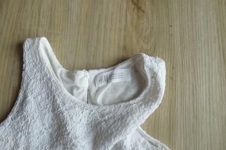 Krajkové šaty, h&m,110