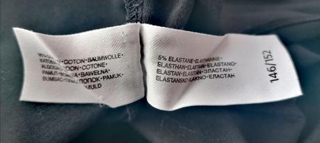 Černé tričko vel 146 - 152, c&a,146