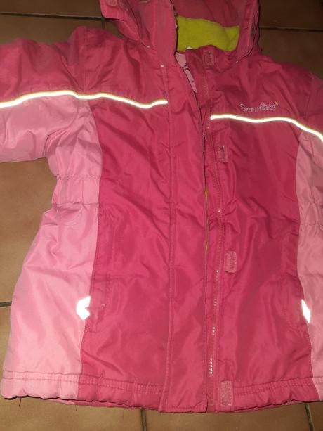 Dívčí zimní bunda vločka vel. 104, topolino,104