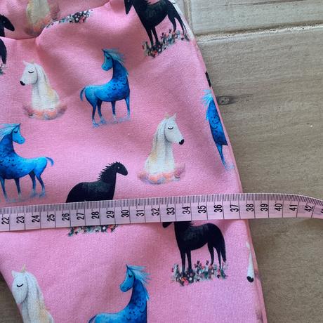 Dívčí handmade baggy- koníci/jednorožci- 110/116, 110