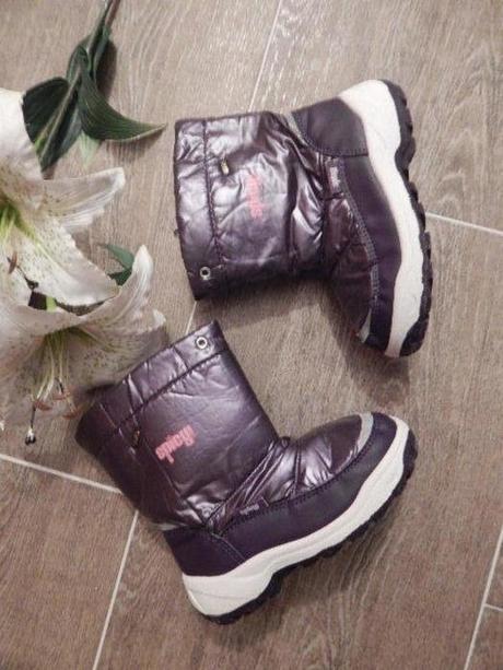 Fialove zimní botky na zips, 30