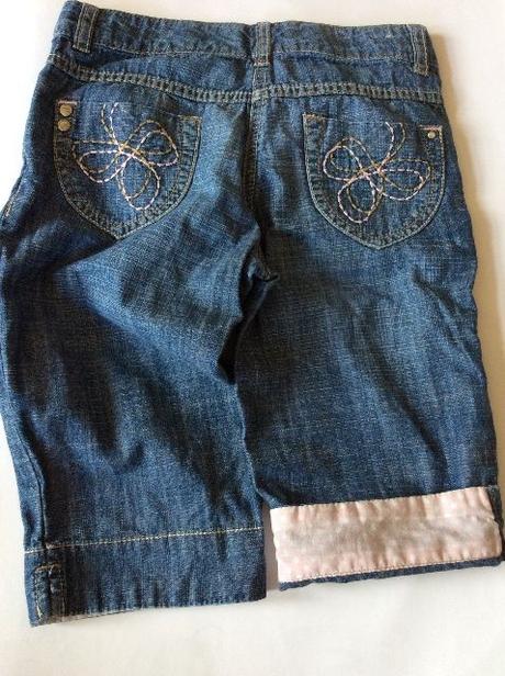 Jeansové kraťasy-šortky, next,122